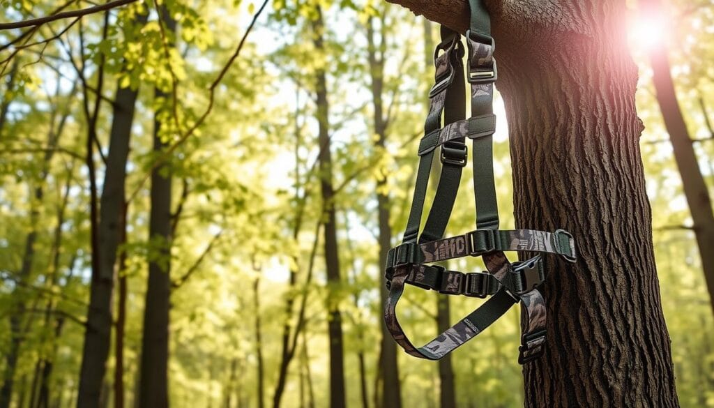 hunting safety harness for tree stand